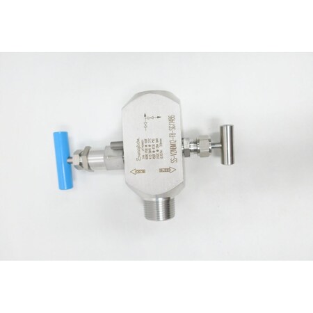 Swagelok Isolation Block and Bleed 1/2In X 3/4In Npt Stainless 6000Psi